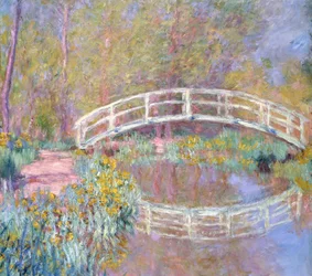 Puente en el jardín de Monet, 1895-96