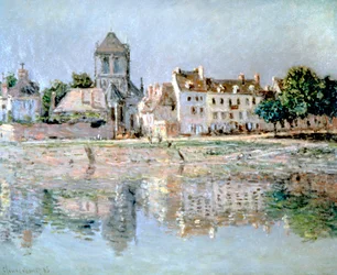 Junto al río en Vernon, 1883