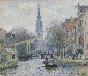 Canal en Ámsterdam, 1874