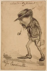 Caricatura de Henri Cassinelli ("Rufus Croutinelli")