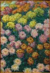 Parterre de crisantemos, 1897