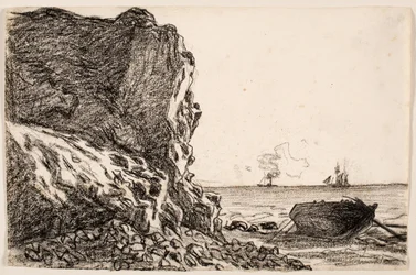 Acantilados y mar, Sainte-Adresse