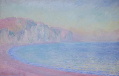 Acantilados de Pourville, sol naciente
