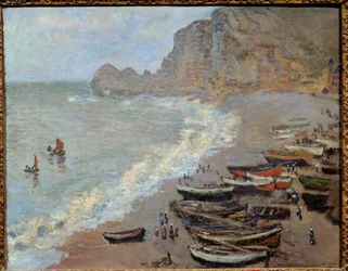 Etretat: la playa y la puerta de Amont