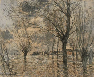 Inundación del Sena en Vétheuil