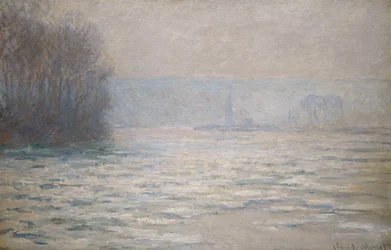 Inundaciones en el Sena cerca de Bennecourt, 1893