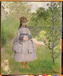 Niña en un jardín, 1873