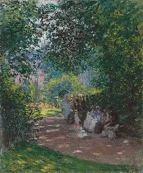 En el parque Monceau, 1878