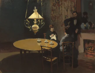 Interior, después de la cena