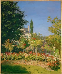 Jardin en fleurs a Sainte-Adresse (óleo sobre lienzo)