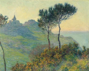 La Iglesia de Varengeville, sol poniente