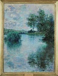 El Sena en Vetheuil (óleo sobre lienzo)
