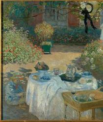 Almuerzo en el jardín de Monet en Argenteuil