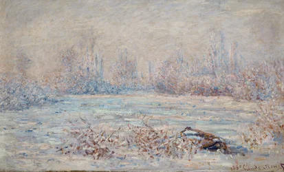 Le givre pres de Vetheuil (pintura sobre lienzo)