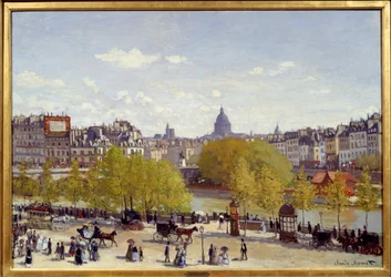 El muelle del Louvre en París en 1867