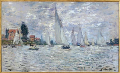 Las barcas. Regatas en Argenteuil