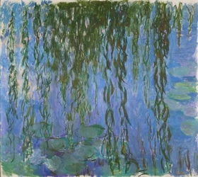 Nenúfares con ramas de sauce, 1916-1919