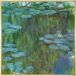 Nympheas a Giverny (óleo sobre lienzo)