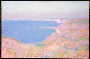 En los acantilados cerca de Dieppe, atardecer, 1897