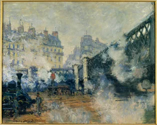 Puente de Europa y estación Saint-Lazare