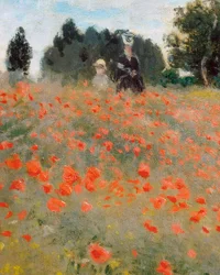 Amapolas, alrededores de Argenteuil (detalle)