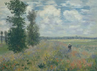 Campos de amapolas cerca de Argenteuil