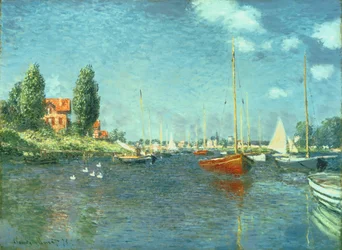 Barcos rojos, Argenteuil, 1875