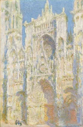 Catedral de Rouen, fachada oeste, luz del sol, 1894