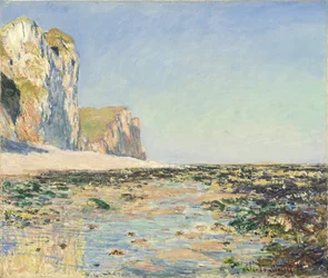 La costa y los acantilados de Pourville por la mañana