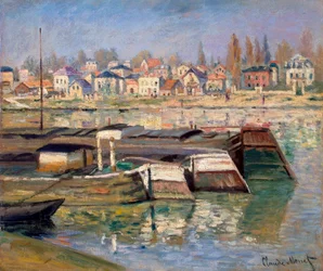 El Sena en Asnières, 1873