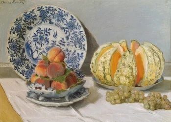 Naturaleza muerta con melón. 1872