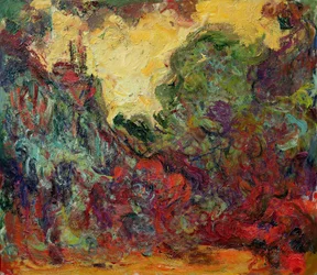 La casa del artista desde el jardín de rosas