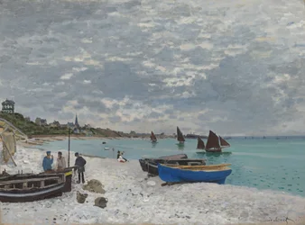 La playa en Sainte-Adresse, 1867