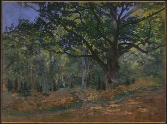 El Roble Bodmer, Bosque de Fontainebleau, 1865