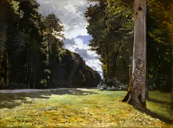 El camino de Chailly a través del bosque de Fontainebleau
