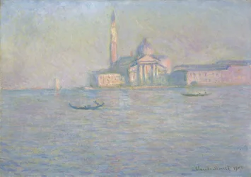 Iglesia de San Giorgio Maggiore, Venecia (óleo sobre lienzo)