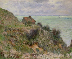 La cabaña de los aduaneros en Pourville, 1882