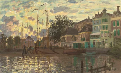 La presa en Zaandam, tarde, 1871