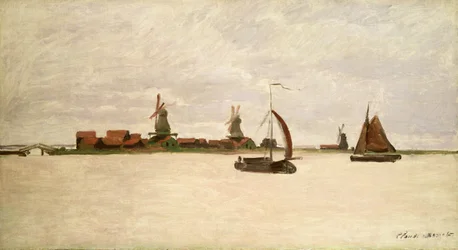 El puerto exterior en Zaandam, 1871