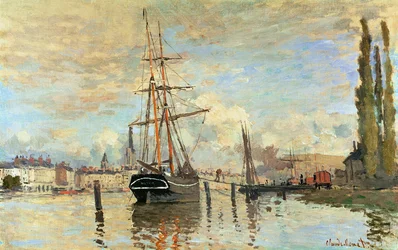 El Sena en Rouen, 1872