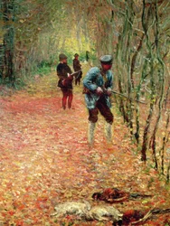 La Caza (detalle)