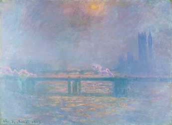 El Támesis con el Puente de Charing Cross