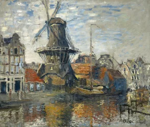 El molino de viento, Ámsterdam, 1871