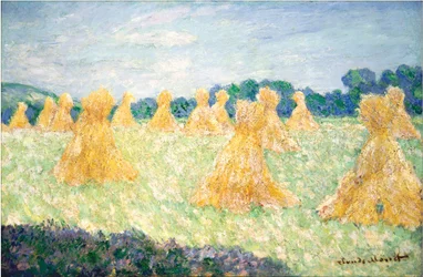 Las jóvenes de Giverny, efecto del sol, 1894