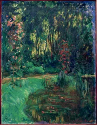 Un rincón del estanque de Giverny