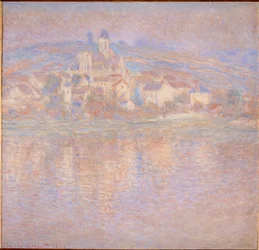 Vetheuil, puesta de sol (pintura sobre lienzo)