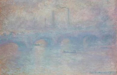 Puente de Waterloo. Efecto de niebla