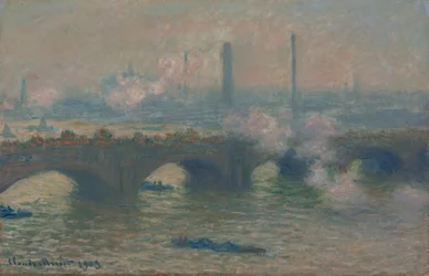 Puente de Waterloo, día gris