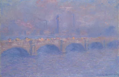 Puente de Waterloo, efecto de luz solar