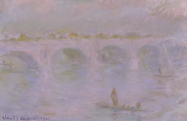 Puente de Waterloo en Londres, 1902